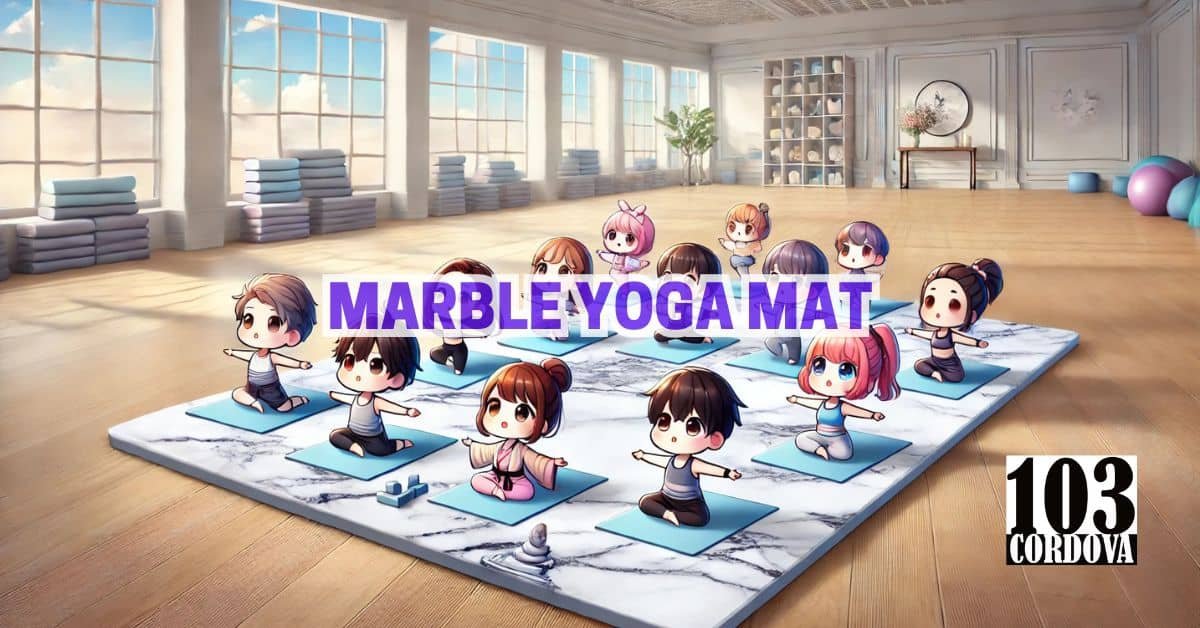 Marble Yoga Mat