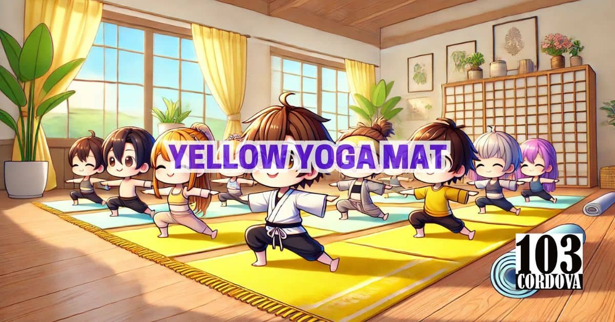 Yellow Yoga Mat