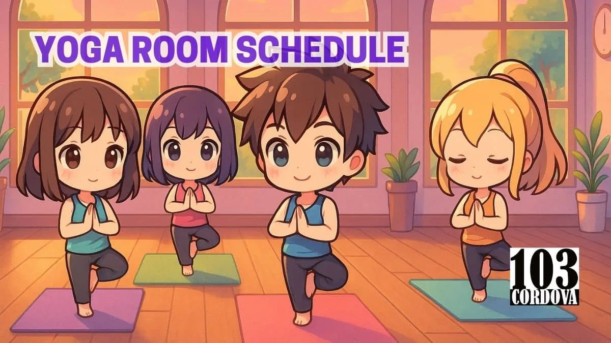 Yoga Room Schedule